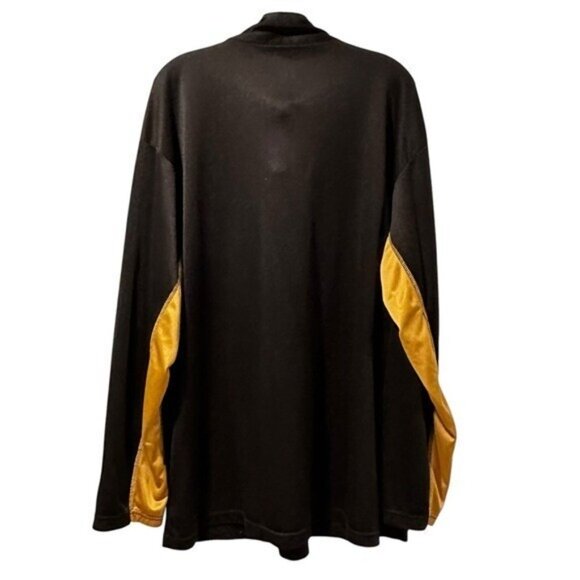 Pittsburgh Penguins Men's XLT Majestic Logo Long Sleeve Collared Sweatshirt NHL - Picture 2 of 4